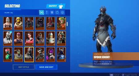 Fortnite Rogue Spider Knight Bundle Xbox One 4