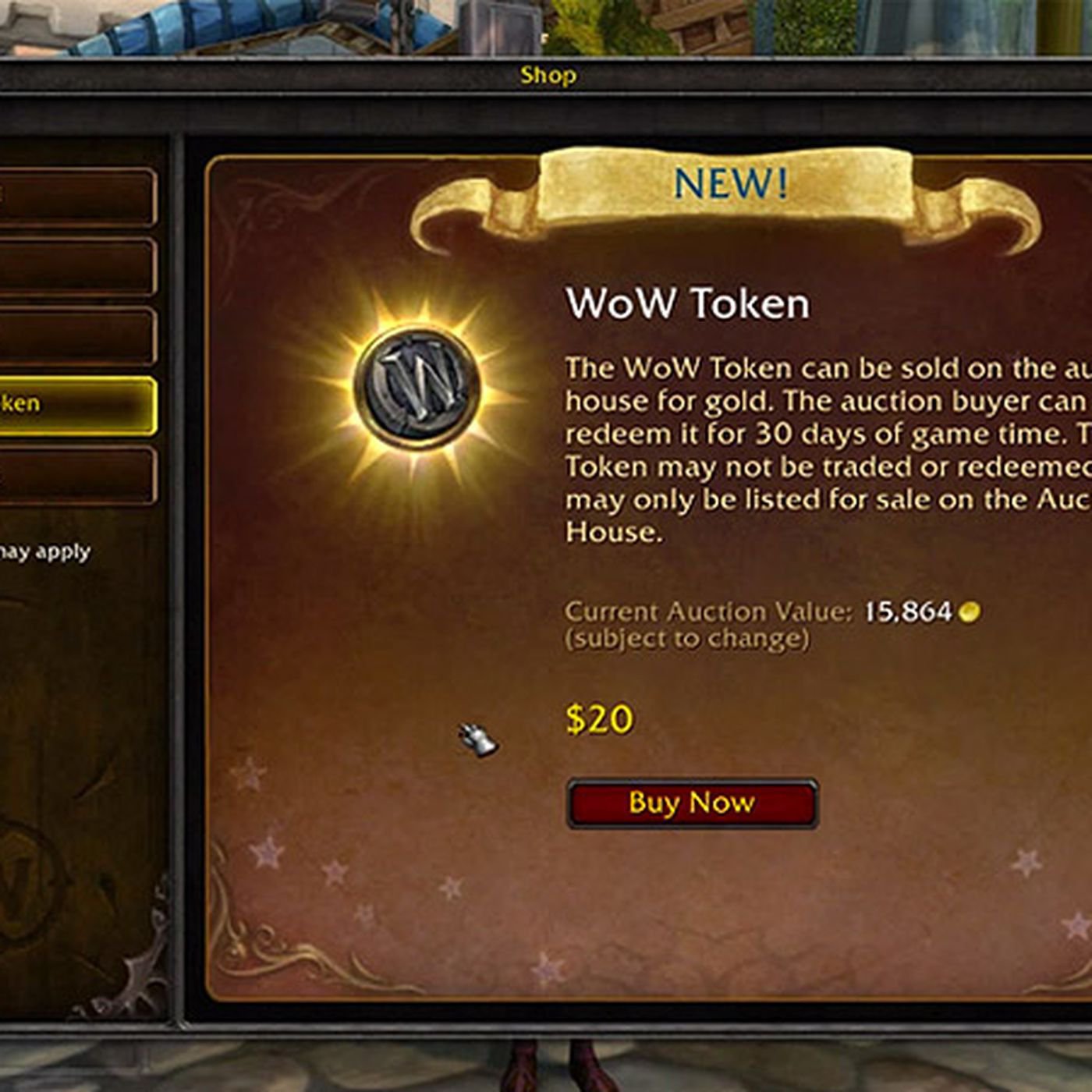 World of Warcraft Token 2
