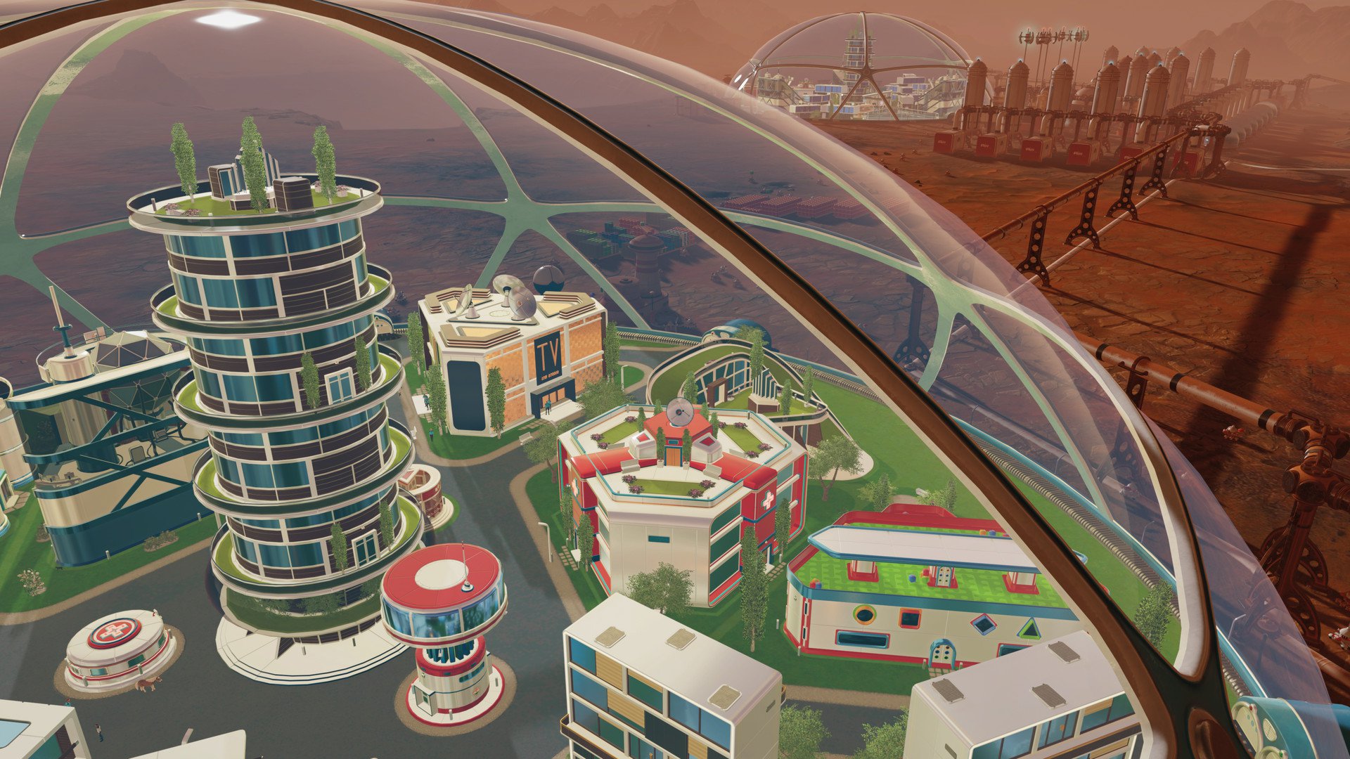 Surviving Mars In Dome Buildings Pack 1