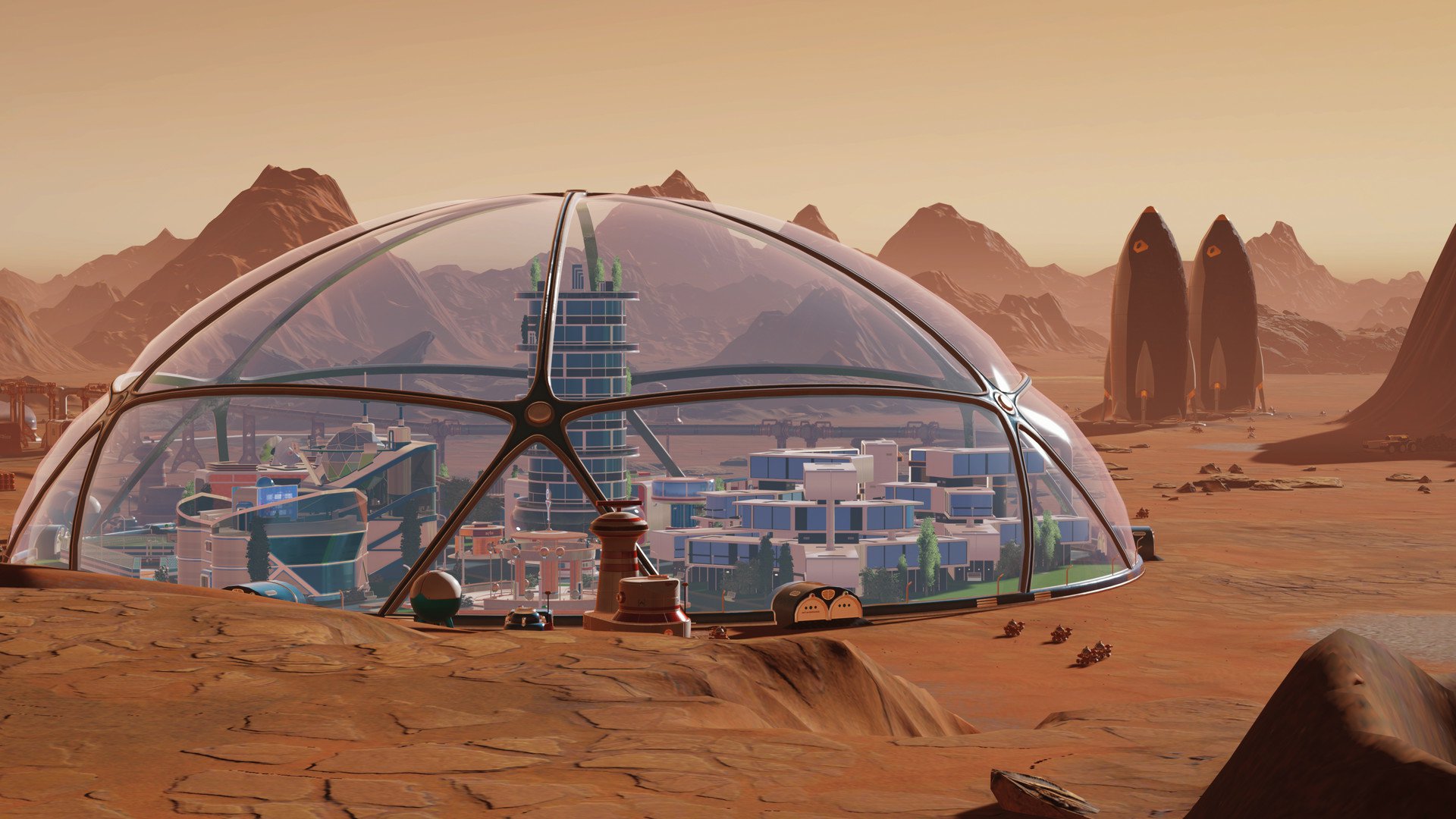 Surviving Mars In Dome Buildings Pack 7