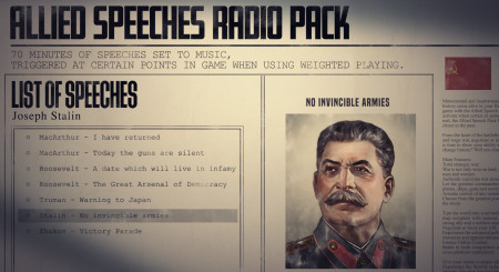 Hearts of Iron IV Allied Speeches Pack 6