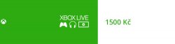 Microsoft Xbox live Dárková karta 1500 kč