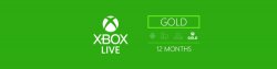 Xbox Live Gold 12m